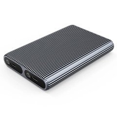 външна кутия за диск Storage - Case - M.2 NVMe Dual-Bay - USB-C 10Gbps, Aluminium - AM2C3-2N-GY външна кутия за диск Storage - Case - M.2 NVMe Dual-Bay - USB-C 10Gbps, Aluminium - AM2C3-2N-GY