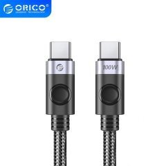 Cable USB C-to-C PD 100W Charging 1.0m Black - C2CZ-BK-10