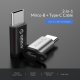 Adapter OTG - USB Micro B to Type-C - CBT-MT01-SV Adapter OTG - USB Micro B to Type-C - CBT-MT01-SV