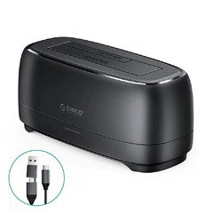 докинг станция Storage - HDD/SSD Dock - 2.5/3.5 inch USB-C/A - DD18C3-EU-BK докинг станция Storage - HDD/SSD Dock - 2.5/3.5 inch USB-C/A - DD18C3-EU-BK