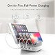 Charger Station 220V - 5 x USB 40W White - DUK-5P-EU-WH Charger Station 220V - 5 x USB 40W White - DUK-5P-EU-WH