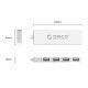 хъб USB2.0 HUB 4 port White - FL01-WH хъб USB2.0 HUB 4 port White - FL01-WH