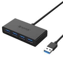 хъб USB3.0 HUB 4 port black - G11-H4-U3-03-BK хъб USB3.0 HUB 4 port black - G11-H4-U3-03-BK