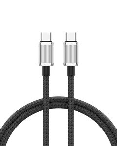 кабел Cable USB C-to-C PD 100W Charging 1.5m Black - GQZ100-15-BK