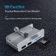 USB 3.0 HUB Clip Type 2 port, SD card reader - aux Micro-USB power input, Aluminum - MH2AC-U3-SV USB 3.0 HUB Clip Type 2 port, SD card reader - aux Micro-USB power input, Aluminum - MH2AC-U3-SV