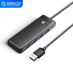 хъб USB3.0 HUB 4 port Black - PAPW4A-U3-015-BK хъб USB3.0 HUB 4 port Black - PAPW4A-U3-015-BK