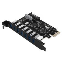 PCI-E card 7 x USB3.0 port 5Gbps - PVU3-7U-V1 PCI-E card 7 x USB3.0 port 5Gbps - PVU3-7U-V1