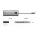 докинг станция Type-C Docking Station Power Distribution 100W - HDMI, Type-C x 1, USB3.0 x 2, USB 2.0 x 1, LAN 1000Mbps Gigabit, VGA - PW11-8PC-GY-EP