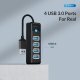 HUB USB3.0 4 port Black - PW4U-U3-015-BK HUB USB3.0 4 port Black - PW4U-U3-015-BK