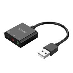 външна звукова карта USB Sound card - Headphones, Mic, 4 PIN headset, Black - SKT3-BK външна звукова карта USB Sound card - Headphones, Mic, 4 PIN headset, Black - SKT3-BK