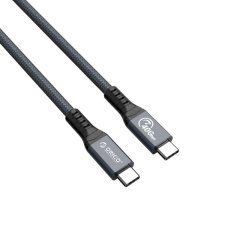 кабел Cable Thunderbolt 4 / USB4 - Type-C to Type-C 40Gbps PD100W 0.3m Grey - TBZ4-03-GY кабел Cable Thunderbolt 4 / USB4 - Type-C to Type-C 40Gbps PD100W 0.3m Grey - TBZ4-03-GY