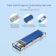Storage - Case - M.2 NVMe M key - USB3.1 Type-C - TCM2-C3-BK Storage - Case - M.2 NVMe M key - USB3.1 Type-C - TCM2-C3-BK