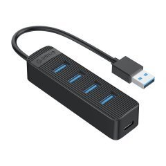 хъб USB3.0 HUB 4 port - Type C input, 1m cable, aux Type-C power input - TWU3-4A-10 хъб USB3.0 HUB 4 port - Type C input, 1m cable, aux Type-C power input - TWU3-4A-10