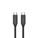 Cable USB4.0 40Gbps M/M 0.3m Black PD100W - U4C03-BK