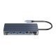 Type-C Docking Station Power Distribution 3.0 100W - HDMI, Type-C x 1, USB3.0 x 3, LAN, SD - WB-8P-GY