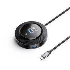 хъб USB3.0 HUB Type-C - 4 x USB3.0 - YK2-C3-03-BK хъб USB3.0 HUB Type-C - 4 x USB3.0 - YK2-C3-03-BK