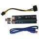 Mining Riser/Extender PCI Express 1x to 16x v.1701A - 470uf - MAKKI-SR1701A-470 Mining Riser/Extender PCI Express 1x to 16x v.1701A - 470uf - MAKKI-SR1701A-470