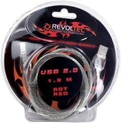 USB Flashing Datacable 1.8m RED USB Flashing Datacable 1.8m RED