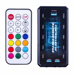 RGB Fan controller 8 fans / 6pin / IR remote control - MAKKI-RGB-FANCTRL2 RGB Fan controller 8 fans / 6pin / IR remote control - MAKKI-RGB-FANCTRL2