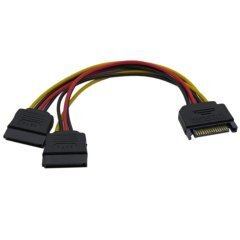 SATA Power splitter 15-pin M / 2xFemale - CE360-0.15m SATA Power splitter 15-pin M / 2xFemale - CE360-0.15m