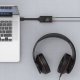 външна звукова карта USB Sound card - 2 headphones, mic - SC1-BK