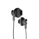 слушалки Earphones Hi-Fi RM3 - Metal Black with Mic - SOUNDPLUS-RM3-BK