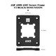 Mounting KIT - Bending Correct Frame - ASF AM5 BLACK V2 Mounting KIT - Bending Correct Frame - ASF AM5 BLACK V2