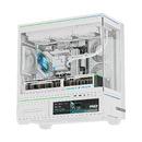 Thermalright Case mATX - TL-M10 Vision White - 4 x 120 mm ARGB included, 9.16 inch LCD Display, USB-C Thermalright Case mATX - TL-M10 Vision White - 4 x 120 mm ARGB included, 9.16 inch LCD Display, USB-C