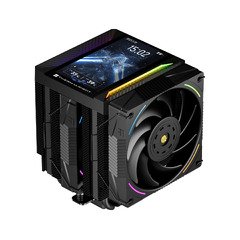 охладител CPU Cooler Peerless Assassin 120 Vision MAX ARGB - Dual-Tower - 5 inch Display, LGA1851/AM5 охладител CPU Cooler Peerless Assassin 120 Vision MAX ARGB - Dual-Tower - 5 inch Display, LGA1851/AM5