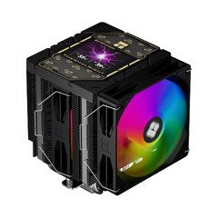 CPU Cooler Peerless Assassin 120 Vision ARGB - Dual-Tower - 2.8 inch Display, LGA1851/AM5 CPU Cooler Peerless Assassin 120 Vision ARGB - Dual-Tower - 2.8 inch Display, LGA1851/AM5