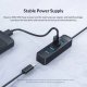 хъб USB3.0 HUB 4 port - Type C input, 0.15m cable, aux Type-C power input - TWU3-4A-BK хъб USB3.0 HUB 4 port - Type C input, 0.15m cable, aux Type-C power input - TWU3-4A-BK