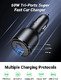 Fast Charger Car - 2 x Type-C, 1 x USB-A QC3.0, Power Distribution 69W CD239 - 20467 Fast Charger Car - 2 x Type-C, 1 x USB-A QC3.0, Power Distribution 69W CD239 - 20467