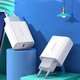 бързо зарядно Fast Charger Wall - QC, PD3.0 Type-C, 20W CD137 White - 60450 бързо зарядно Fast Charger Wall - QC, PD3.0 Type-C, 20W CD137 White - 60450