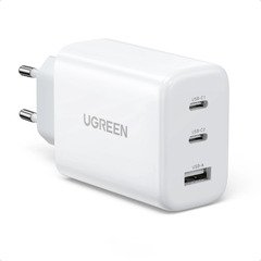 универсално зарядно за стена Charger Wall 65W GaN CD275, 1 x USB-A, 2 x Type-C - 90496 универсално зарядно за стена Charger Wall 65W GaN CD275, 1 x USB-A, 2 x Type-C - 90496