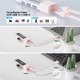 хъб USB-C/USB-A 3.0 HUB 4 port, Bi-Directional, Detachable Cable, White - H1319AWH01 хъб USB-C/USB-A 3.0 HUB 4 port, Bi-Directional, Detachable Cable, White - H1319AWH01