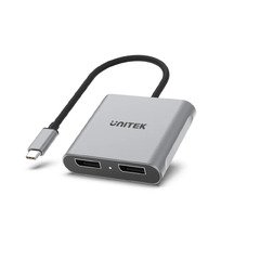 Адаптер Adapter USB-C M to DisplayPort x 2 F - 8K@30Hz, MST - V1404A Адаптер Adapter USB-C M to DisplayPort x 2 F - 8K@30Hz, MST - V1404A