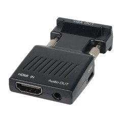 адаптер Adapter HDMI F / VGA M with Audio - CA336A адаптер Adapter HDMI F / VGA M with Audio - CA336A