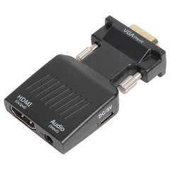 Adapter VGA M / HDMI F with Audio - CA337A Adapter VGA M / HDMI F with Audio - CA337A