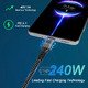 кабел USB4.0 Type-C/Type-C 40Gbps, 240W - CU541M-1.2 кабел USB4.0 Type-C/Type-C 40Gbps, 240W - CU541M-1.2