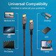 кабел USB4.0 Type-C/Type-C 40Gbps, 240W - CU541M-1.2 кабел USB4.0 Type-C/Type-C 40Gbps, 240W - CU541M-1.2