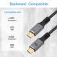 кабел USB4.0 Type-C/Type-C 40Gbps, 240W - CU541M-1.2m кабел USB4.0 Type-C/Type-C 40Gbps, 240W - CU541M-1.2m
