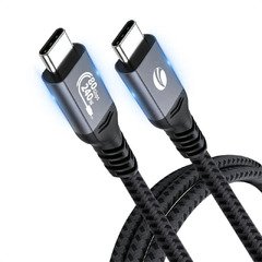кабел Cable Thunderbolt 5 / USB4 - USB-C 80Gbps PD240W 1m Black - CU584M-1m кабел Cable Thunderbolt 5 / USB4 - USB-C 80Gbps PD240W 1m Black - CU584M-1m
