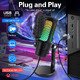 Геймърски микрофон Gaming USB Microphone - VCOM-M902 Black - USB, RGB Геймърски микрофон Gaming USB Microphone - VCOM-M902 Black - USB, RGB