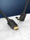 HDMI Right Angle 90 Degree v2.0 M / M 4K/60Hz Gold - 2M Black - AARBH HDMI Right Angle 90 Degree v2.0 M / M 4K/60Hz Gold - 2M Black - AARBH