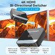 Разклонител превключвател HDMI 2.0 Switcher/Splitter 2-Port Bi-Direction 4K Black - AKOB0 Разклонител превключвател HDMI 2.0 Switcher/Splitter 2-Port Bi-Direction 4K Black - AKOB0