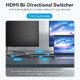 Разклонител превключвател HDMI 2.0 Switcher/Splitter 2-Port Bi-Direction 4K Black - AKOB0 Разклонител превключвател HDMI 2.0 Switcher/Splitter 2-Port Bi-Direction 4K Black - AKOB0