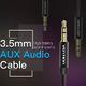 Аудио Кабел Fabric Braided 3.5mm M/M Audio Cable 0.5m - BAGBD