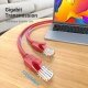 Кабел LAN UTP Cat.6 Patch Cable - 1M Red - IBERF
