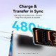 USB 2.0 AM / USB-C M 0.25m - CTWWC USB 2.0 AM / USB-C M 0.25m - CTWWC