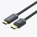 кабел Cable DisplayPort to HDMI 1.5m - 4K, Gold Plated - HAGBG